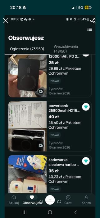 Zestaw 5 przedmiotów