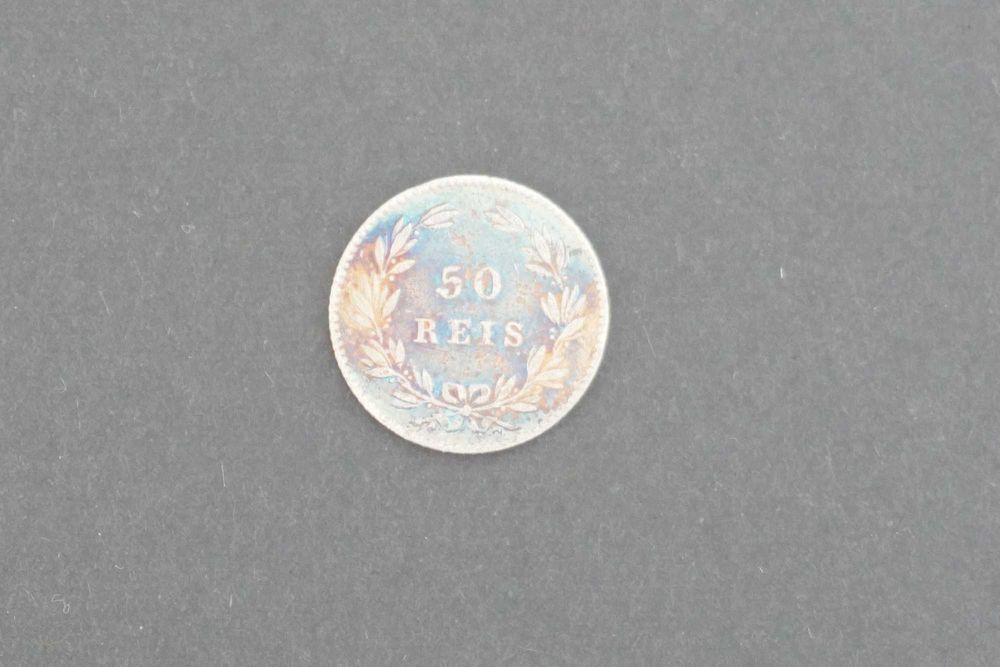 Moeda Portugal 50 reais 1862  Лот 17
