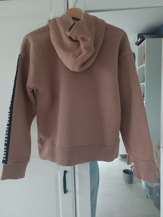 Bluza z kapturem damska Under Armour brudny róż