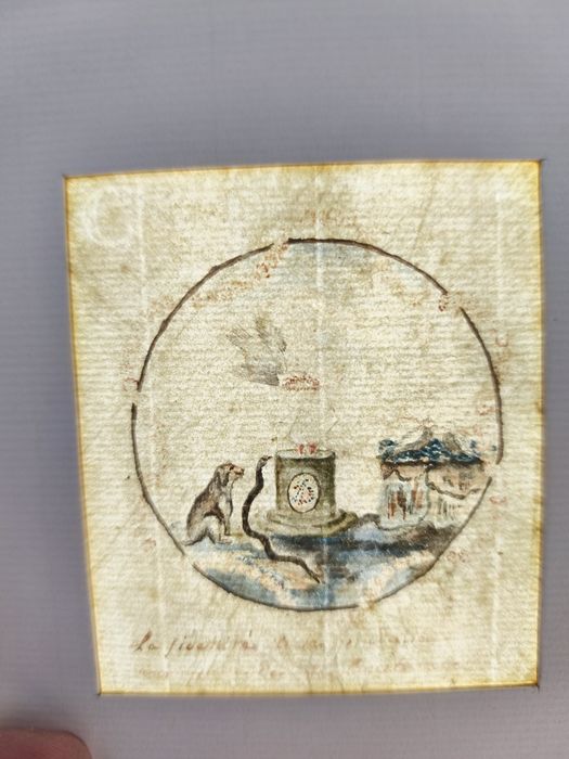 Emblema Filosófico-Alquímico, séc. XVIII