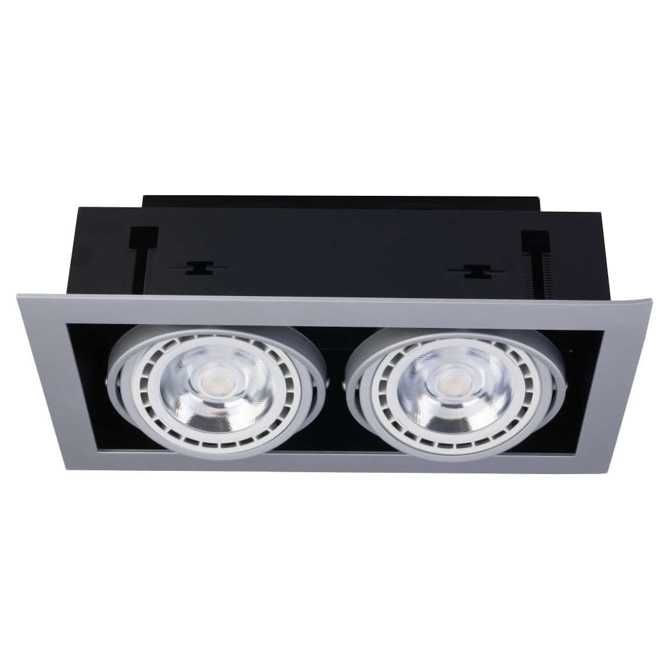 Podtynkowa LAMPA sufitowa DOWNLIGHT 9572 metalowa OPRAWA do zabudowy