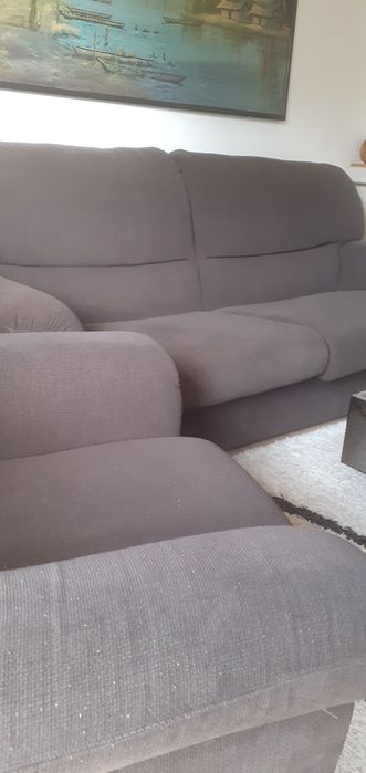 Sofá cama + maple castanho