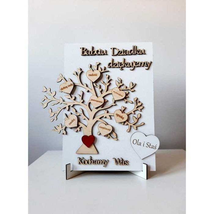 Prezent dzień Babci Dzień Dziadka niespodzianka pamiątka