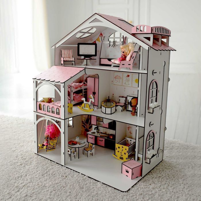 Акція! Ляльковий будинок "Смарт Хаус" мебель LOL игрушки кукольный дом