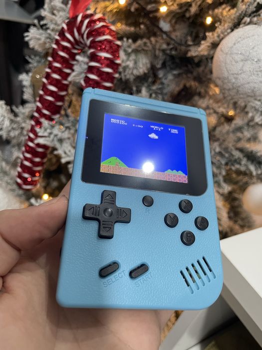 Consola Retro(Azul Bebe) 400 jogos clássicos - Game Box Retro