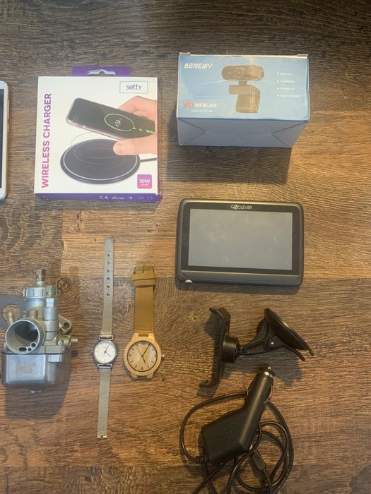 zestaw elektroniki/ mix elektroniki telefon kamera myszka komputerowa