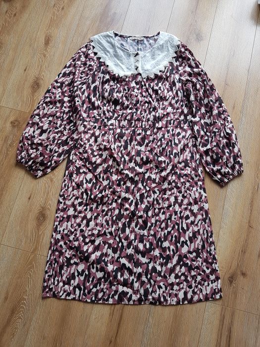XL 42 Love Copenhagen sukienka bawełniana kołnierzykien made in Indie