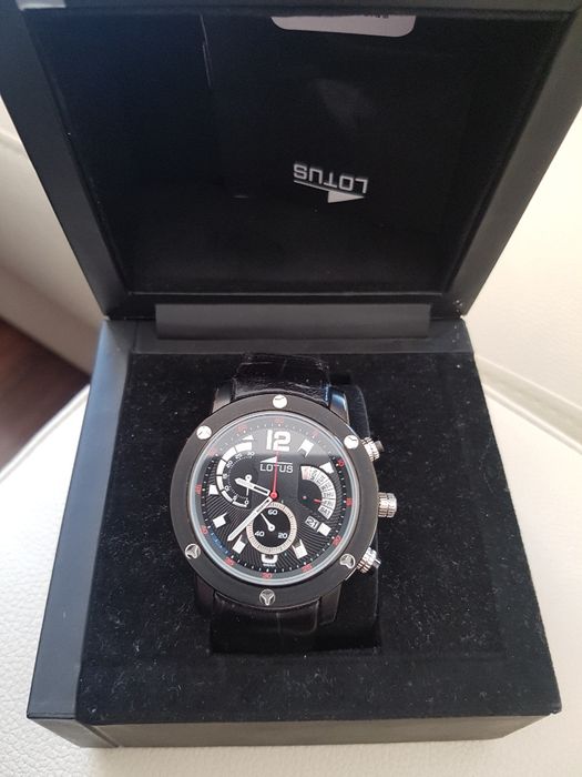 -50% LOTUS 9993/3 Vulcano CHRONO BLACK Mega Cena