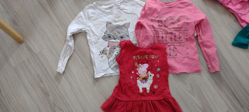 Cool club next bluzki zestaw 110 Peppa siostra