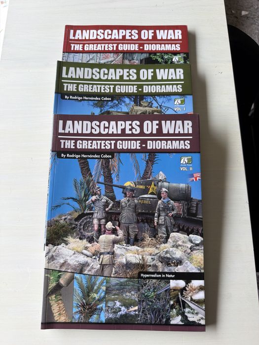 Landscapes of War: The Greatest Guide Dioramas Tom 1, 2, 3 - Accion Press komplet