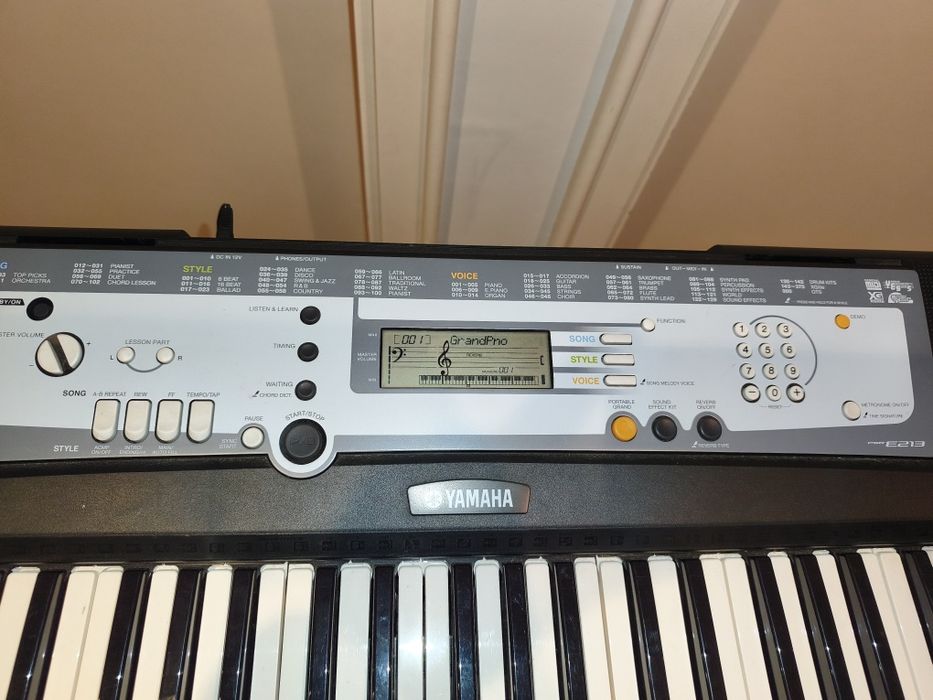 Teclado Yamaha PSR-E213 + Suporte