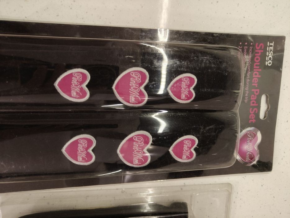 Zestaw do auta 4 elementy nowe Pink wheels różowe serca