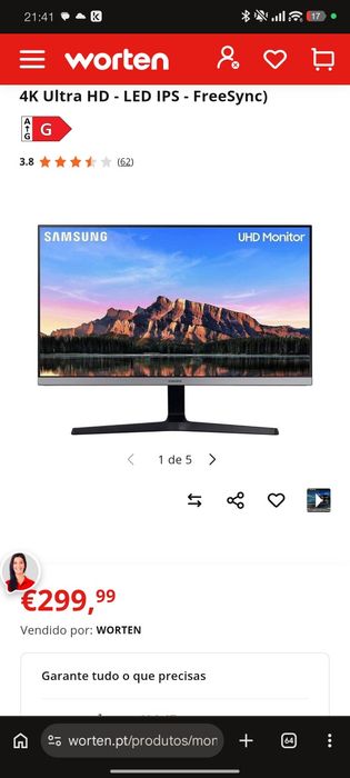 Monitor Gaming Samsung