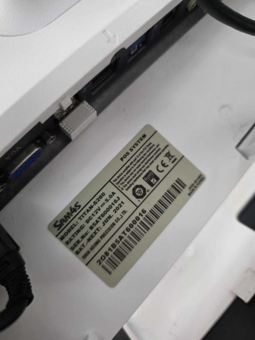 Vendo sistema POS completo SAM4S, ideal para comércio, restauração, loja ou café.
