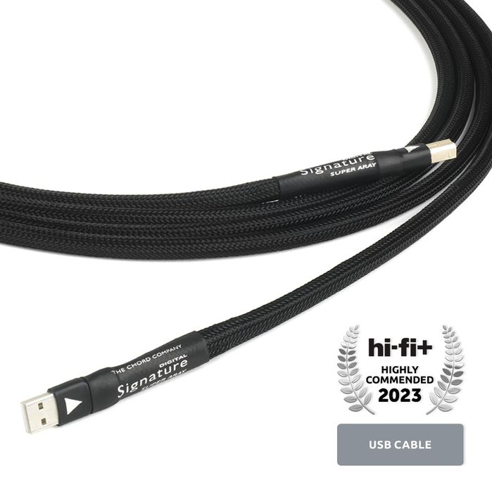 USB A-B Chord Signature Digital Tuned Super Aray 1 метр hi-end  кабель