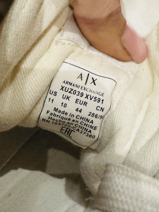 Sneaker trampki Chucks Armani Exchange 44 biale