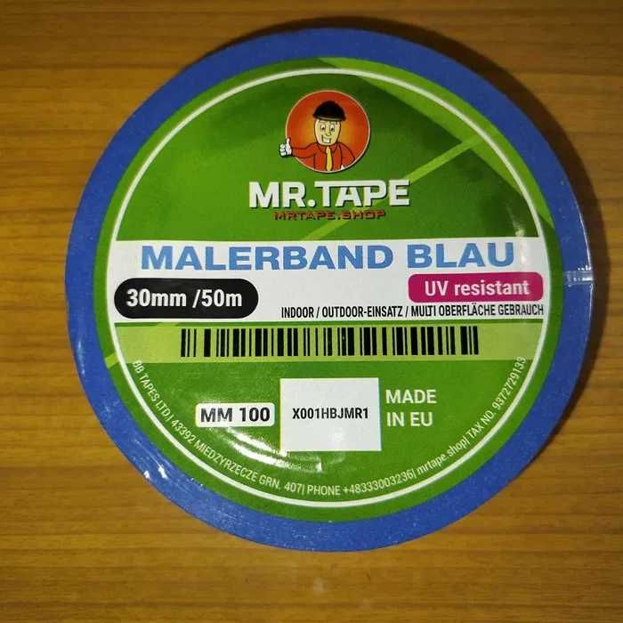 Taśma papierowa malarska Blue MR.TAPE 30mm 50m.
