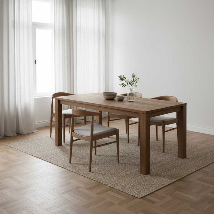 STÓŁ DĘBOWY OSTOJA –naturalna prostota i ponadczasowy design| 100% DĄB