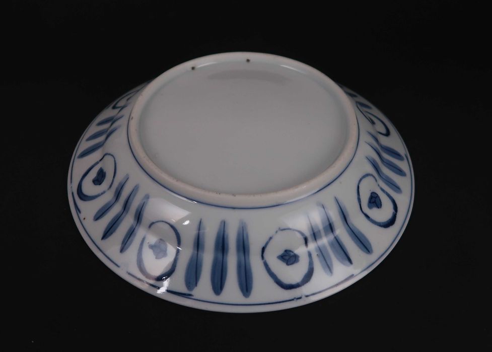Prato porcelana azul e branca da China