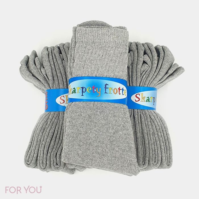 Szare skarpetki frotte frota 39-42