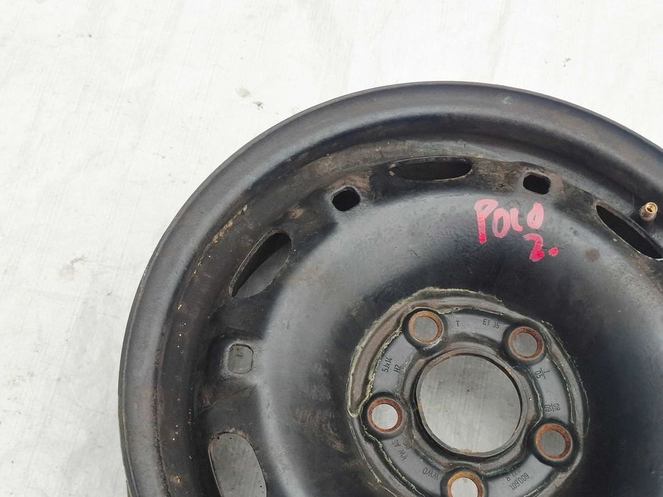 felga stalowa vw polo v 5 6r0 seat ibiza iv 4 6j0 skoda fabia ii 2 5j0 5j 14 cali et 35 6q0601027r