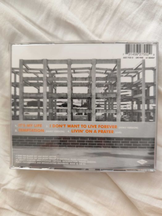 CD Single Bon Jovi It's My Life