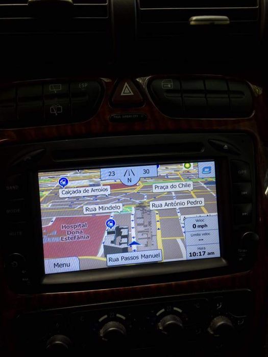 Radios novos Mercedes c220 clk ML Vito Viano w203 etc gps bluethoo