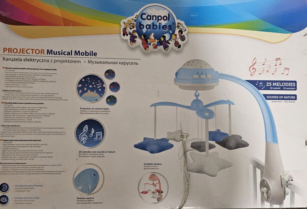 Karuzela z projektem canpol babies