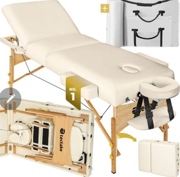 “Marquesa de Massagem Profissional TecTake NOVA + Bolsa