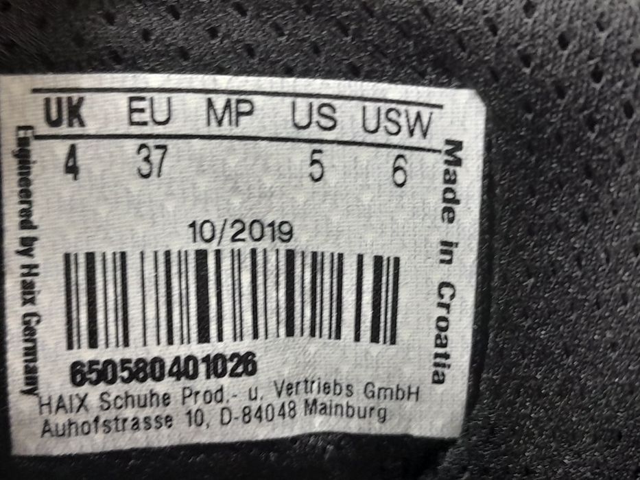 Черевики , ботінки спецвзуття Haix Core-Tex 37 розмір.