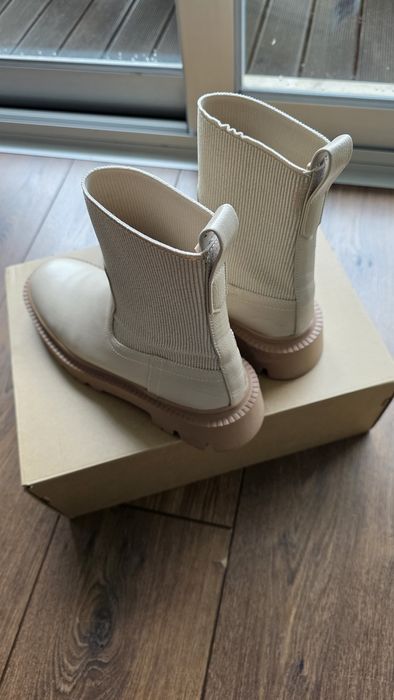 Botas MANGO Beje