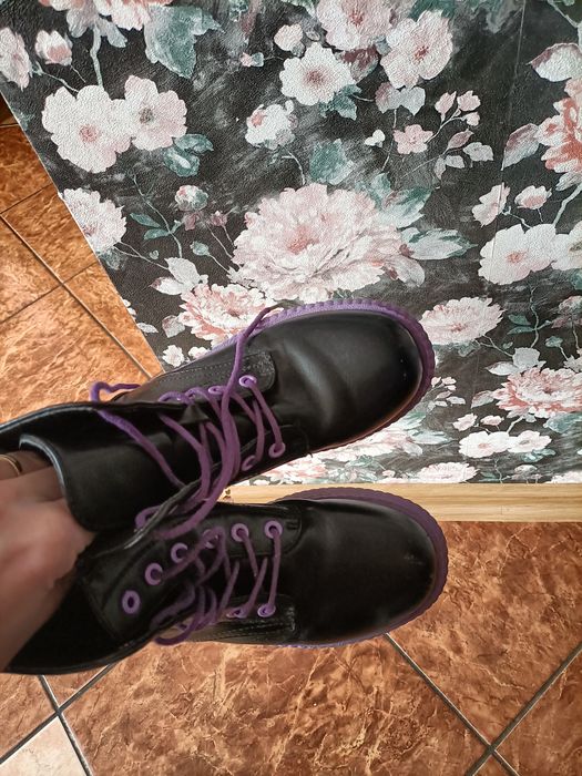 Kozaki sztyblety glany dziewczęce rozm 34