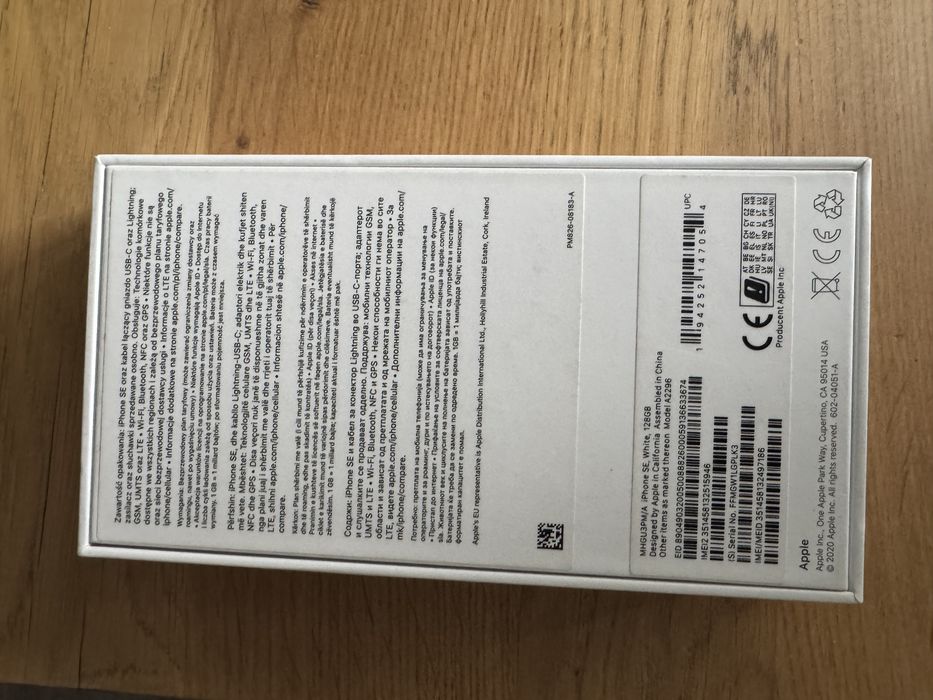 Iphone SE bialy, 128gb