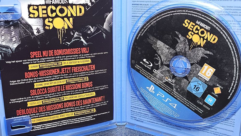 Infamous Second Son PS4 PlayStation 4