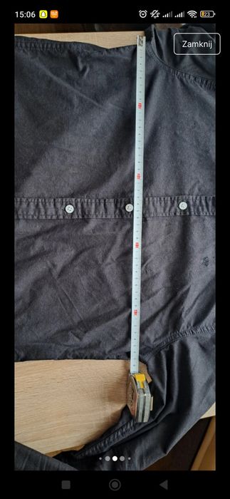 Czarna męska koszula