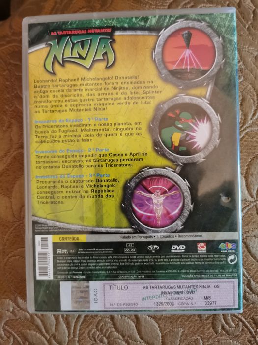DVD - Tartarugas Ninja