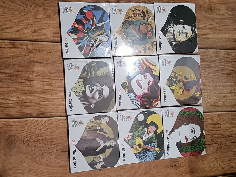 Livro-Cd's da coleção 'Amália Nossa'