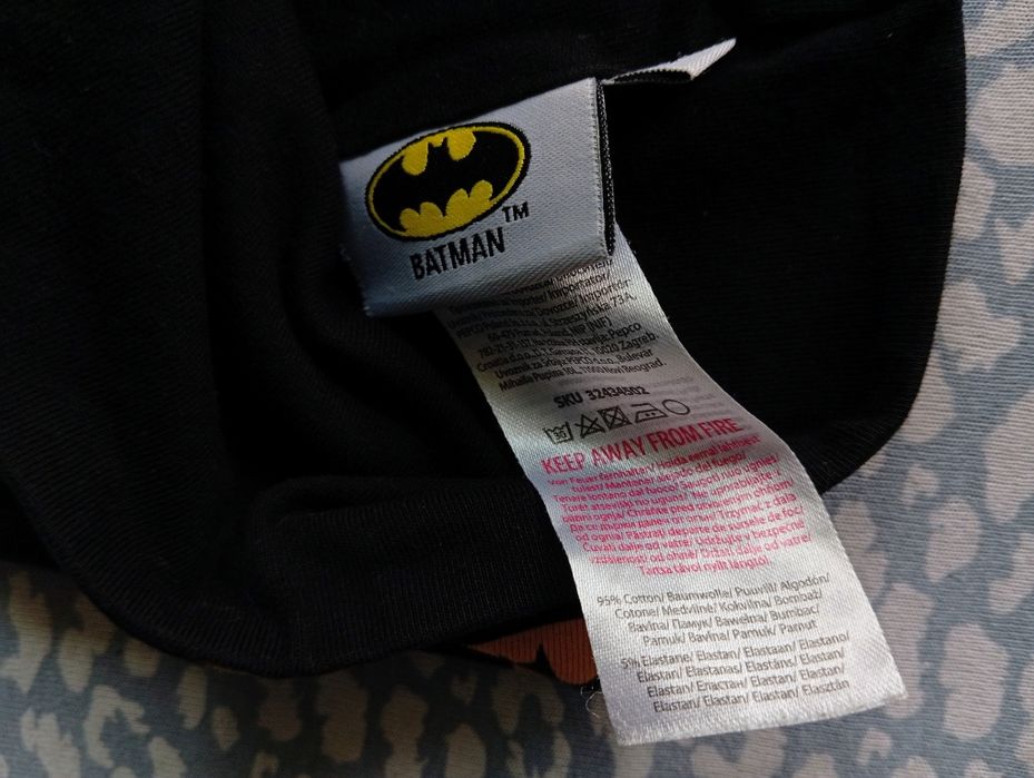 Cienka bawełniana czapka dla dziecka 54 Batman