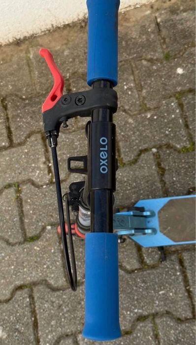 Trotinete com Travão no Guiador e Suspensão Criança MID 5 Grafismo Azul