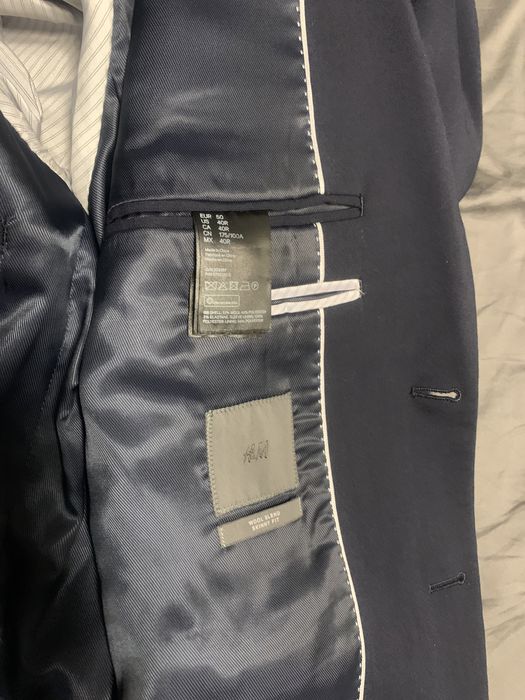 Garnitur ciemnoniebieski H&M