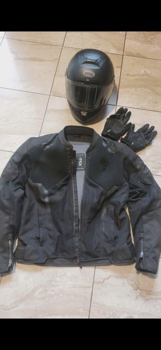 Kurtka motocykla Rebelhorn + kask + Rękawice