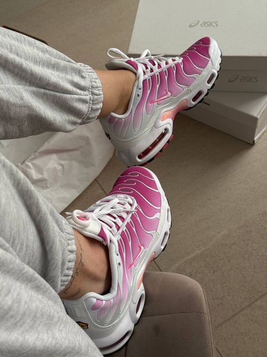 Кросівки Кроссовки Nike AIR MAX PLUS Pink Розовый Рожевий Кросовки демісезон