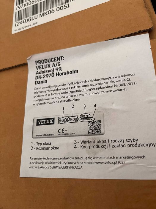 Okno dachowe 78-118 Velux