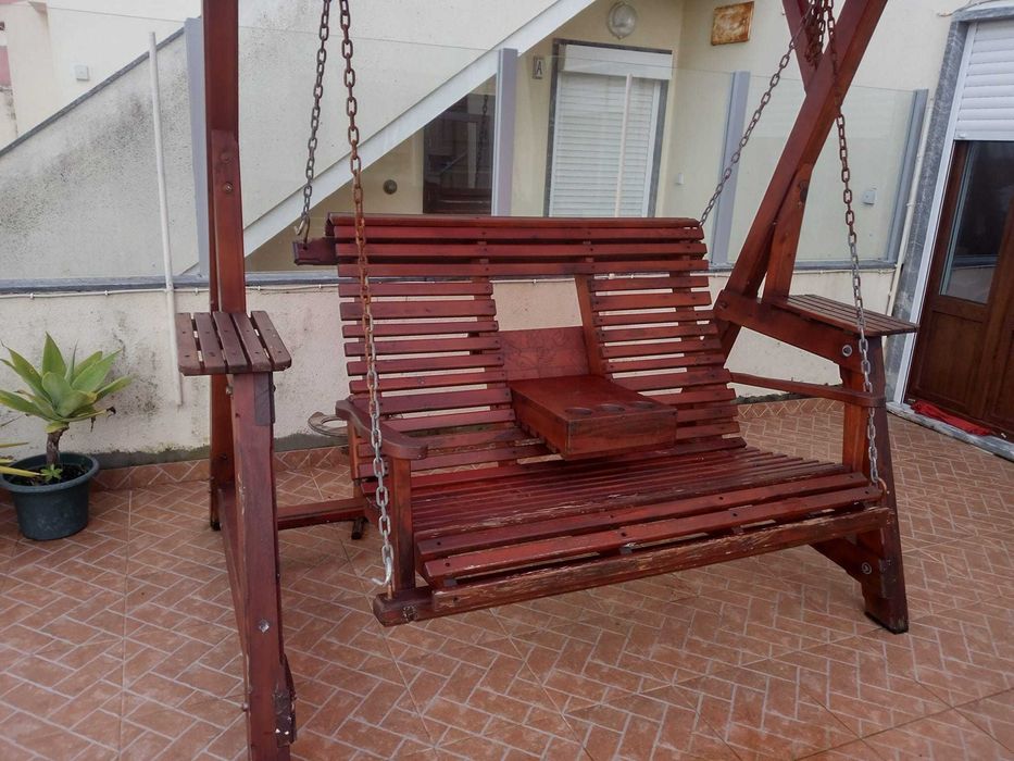 Banco de jardim em madeira (baloiço) 920177239