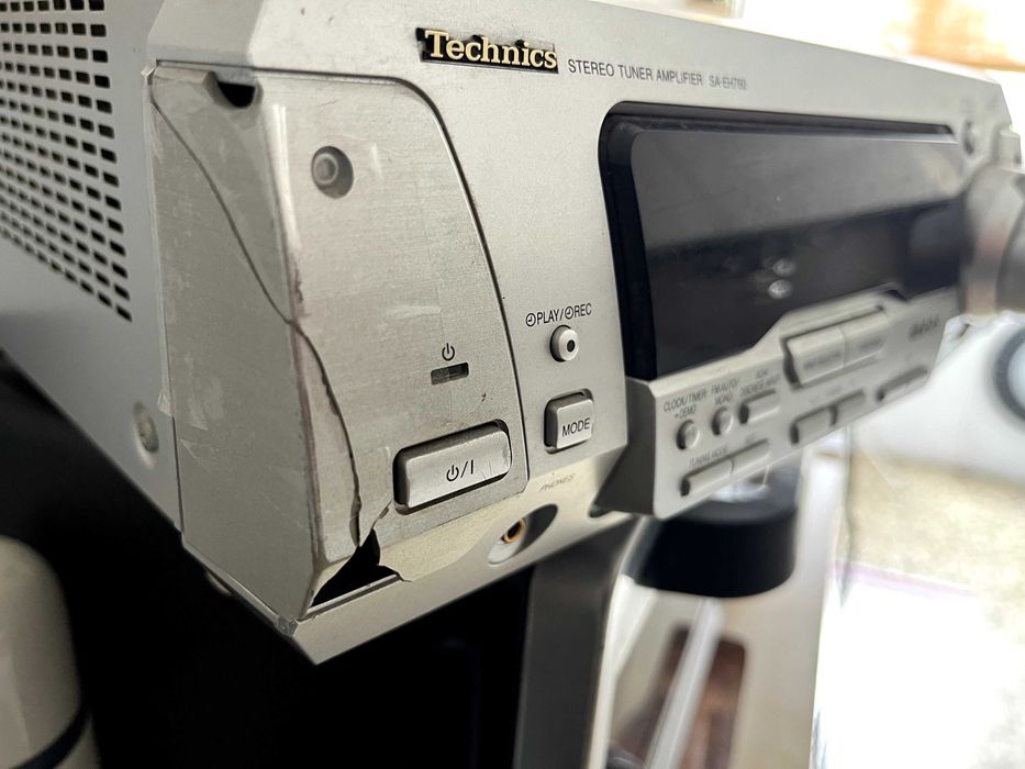 Aparelhagem Technics 4 Decks Amplificador Radio Cassetes Cd's Home Cinema 5.1