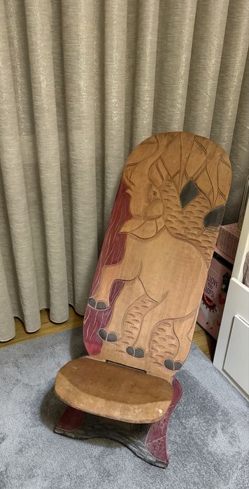 Cadeira madeira feita mão