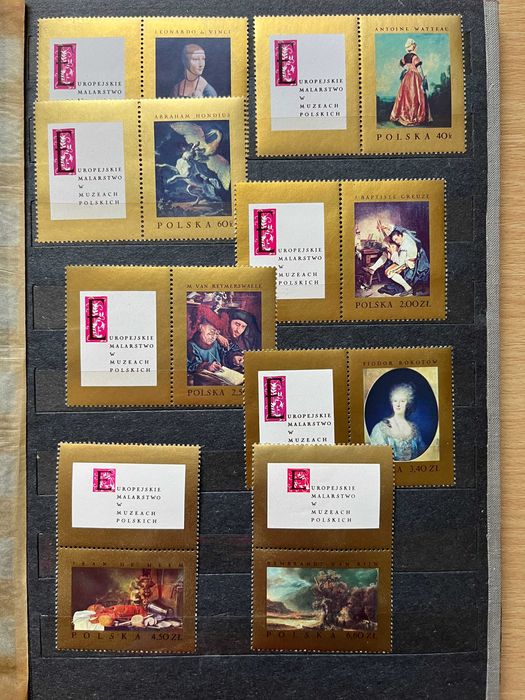 Znaczki polskie zestaw