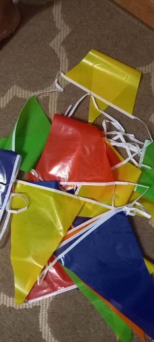 Bandeirolas de plástico para exterior  40 sacos novos