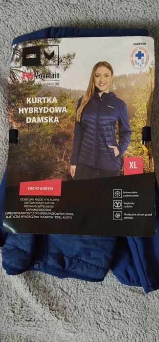 Kurtka hybrydowa damska XL nowa kurtka damska hybrydowa