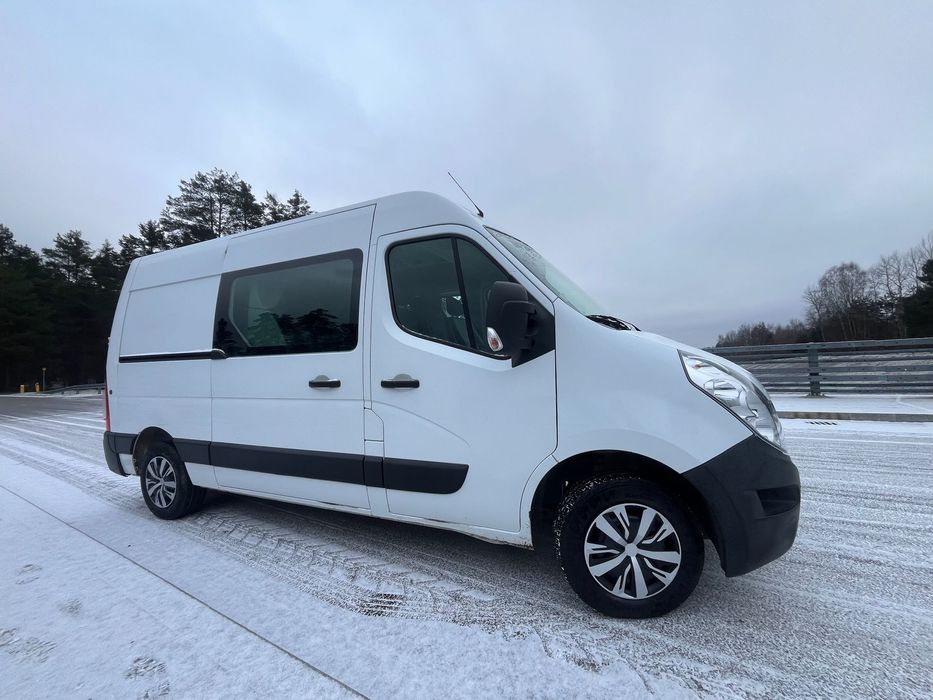 Renault Master doka l2h2 l3h2 doka  L3 H2 długi 3m paki 7 osobowy długi klima brygadówka doka max klima FV